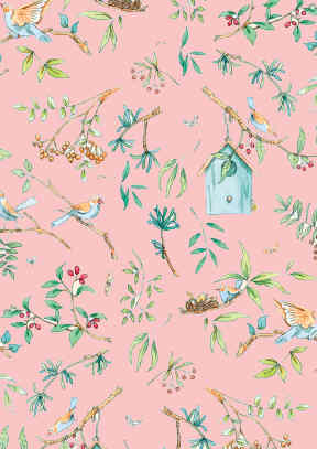 Anita Jeram: Birds - Pink