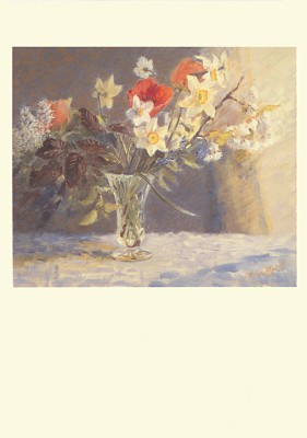 Michael Coutts: Spring Flowers and Vase