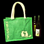 Julian Williams: Lime Green Eco Bag