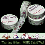 Washi Tapes: Cats And Wool